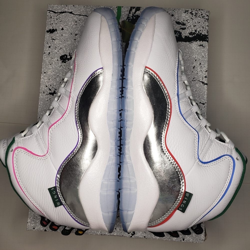 AIR JORDAN 10 RETRO 'WINGS' MENS 11.5 [CK4352-103] - Picture 3 of 16